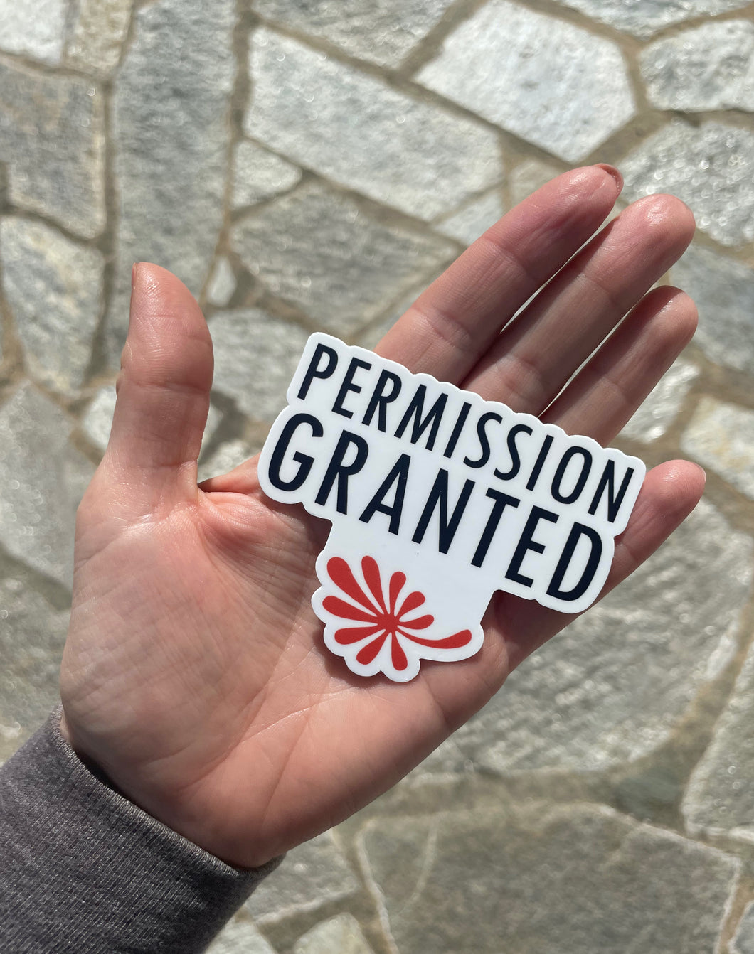 Permission Granted Sticker